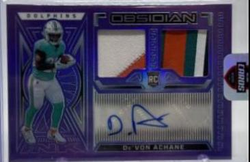 De'Von Achane [Purple Flood Electric Etch FOTL] #11