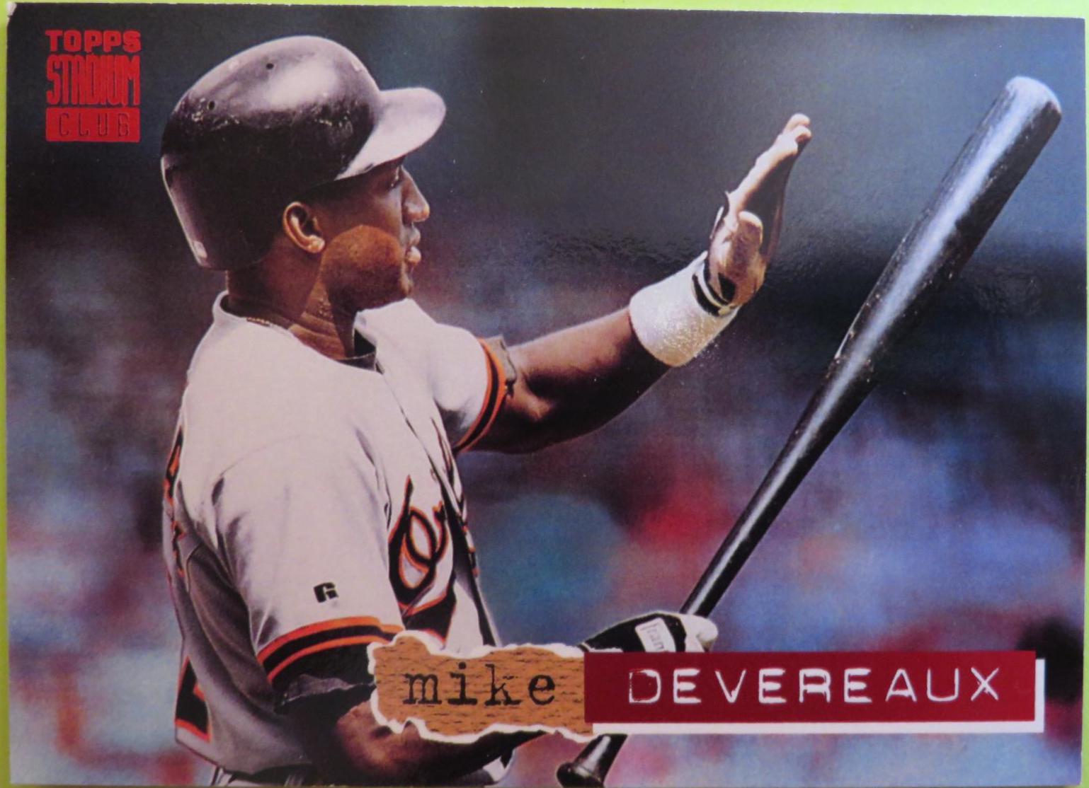 Mike Devereaux #424 Baseball Cards 1994 Stadium Club