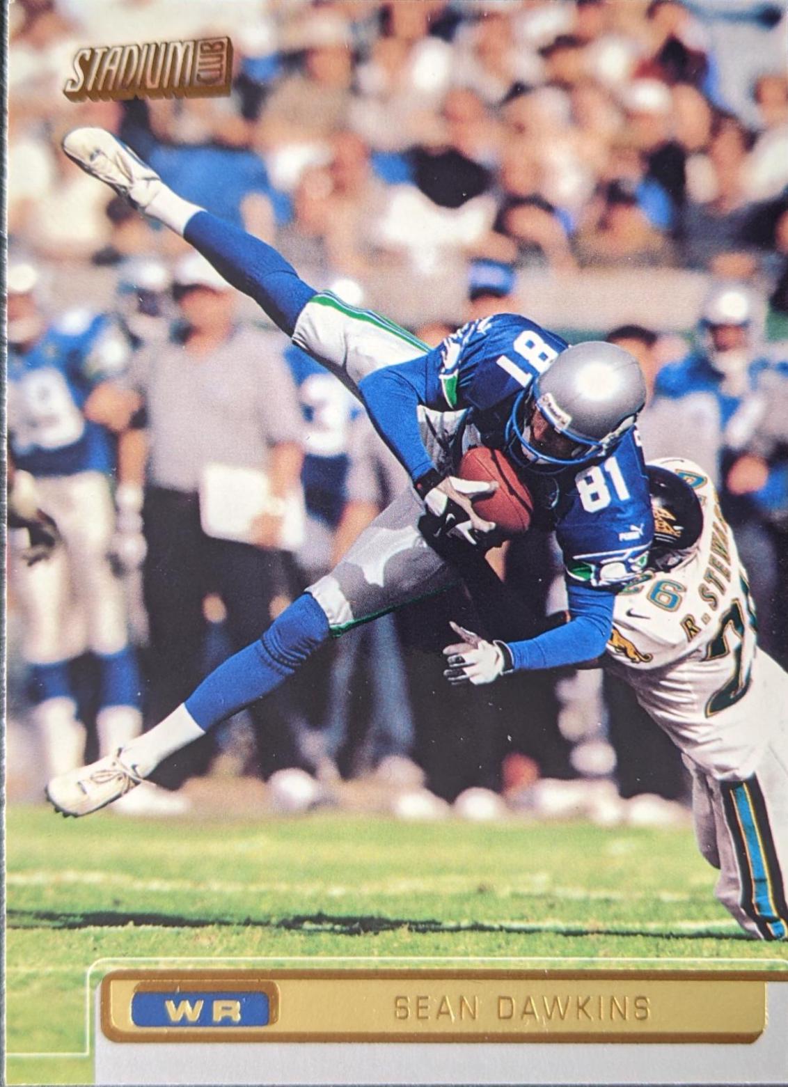 Sean Dawkins #49 Football Cards 2001 Stadium Club