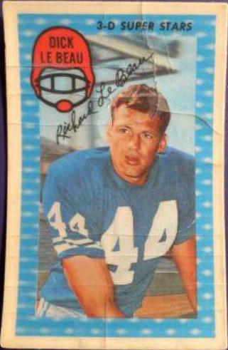 Dick Le Beau #46 Football Cards 1971 Kellogg's