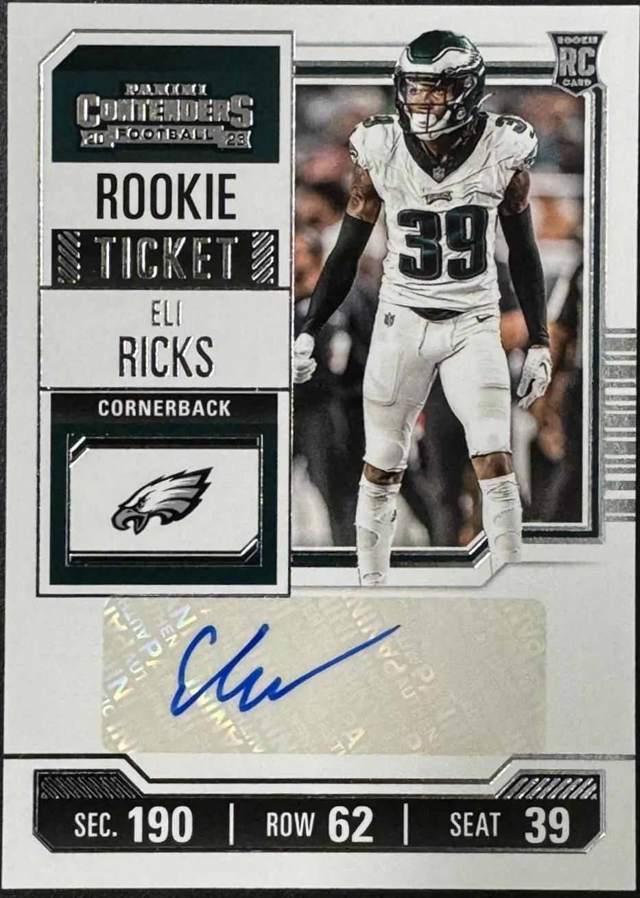 Eli Ricks #233 Football Cards 2023 Panini Contenders