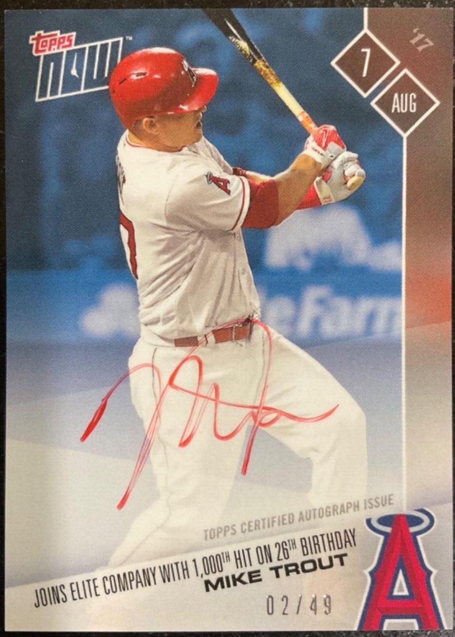 Mike Trout [Autograph Blue] #456B
