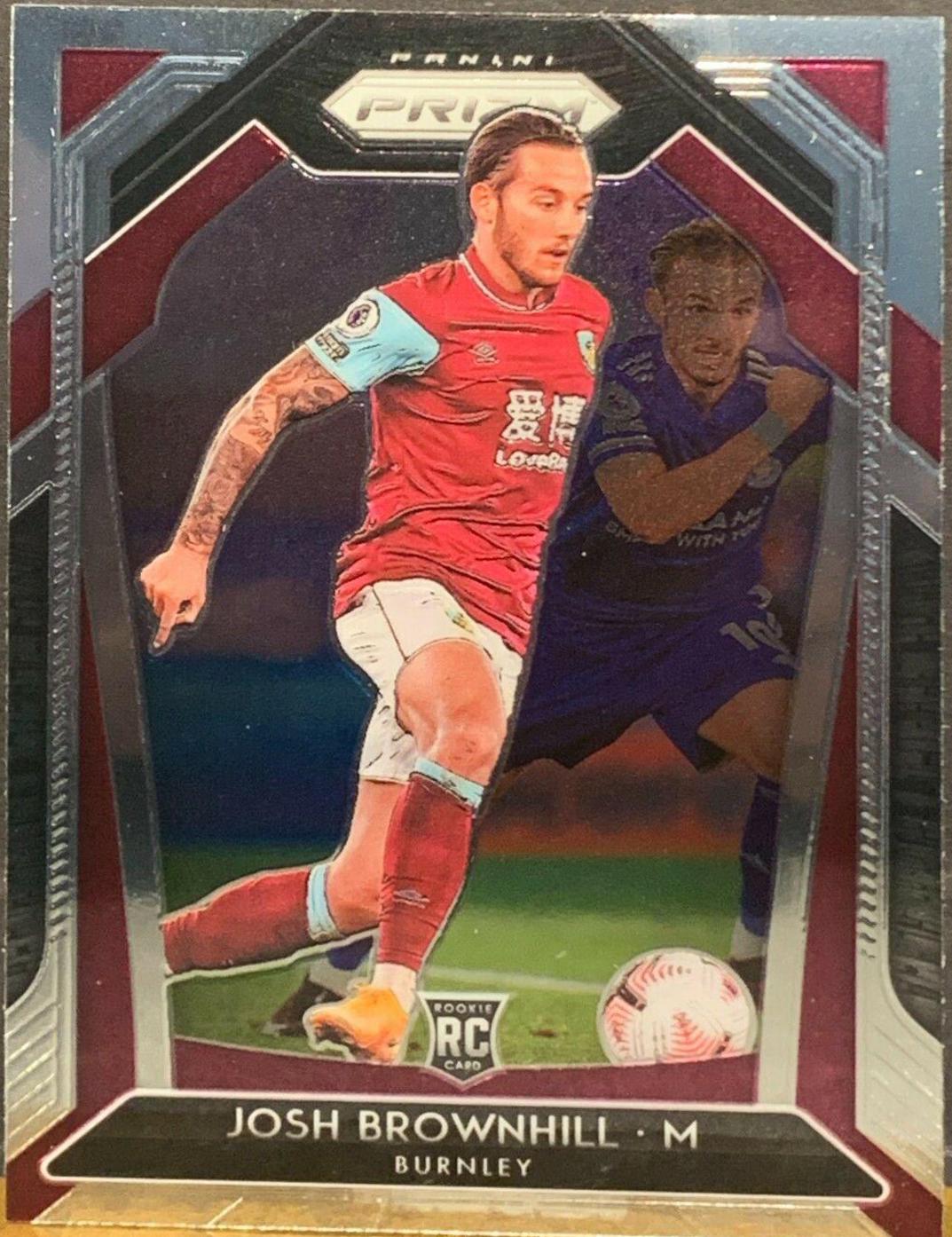 Josh Brownhill #55 Soccer Cards 2020 Panini Prizm Premier League
