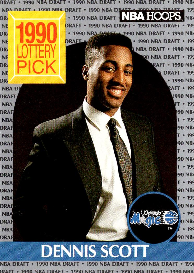 Dennis Scott #393 Basketball Cards 1990 Hoops