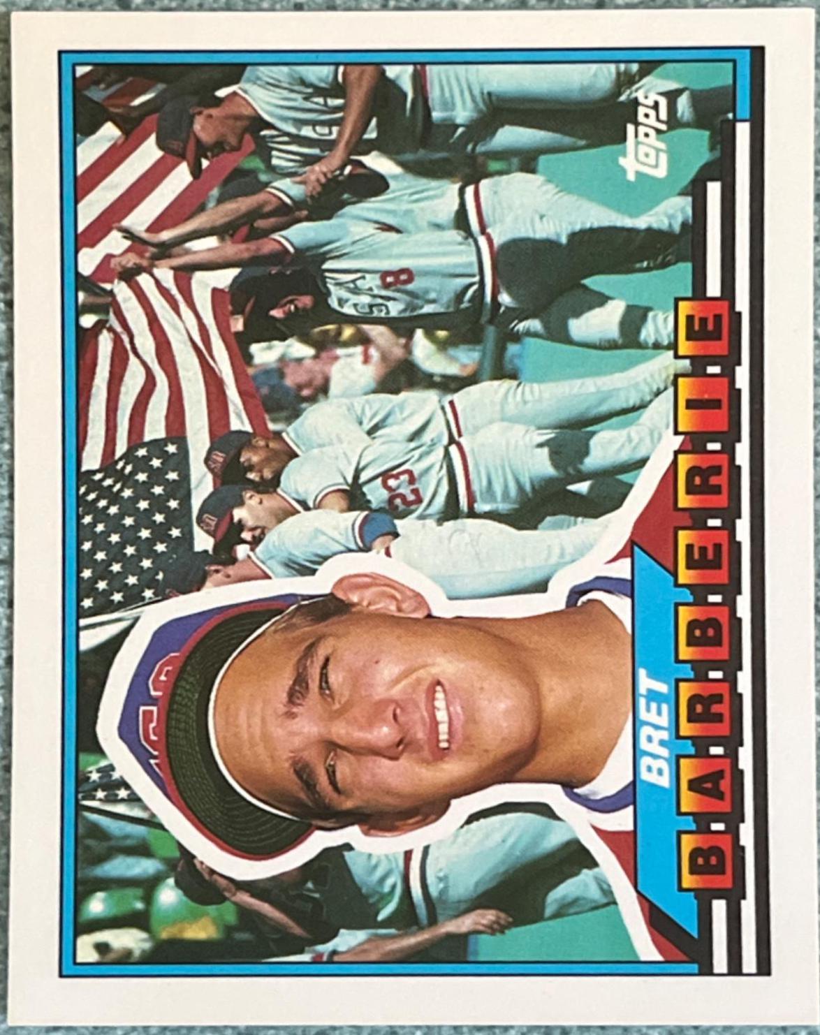 Bret Barberie #19 Baseball Cards 1989 Topps Big