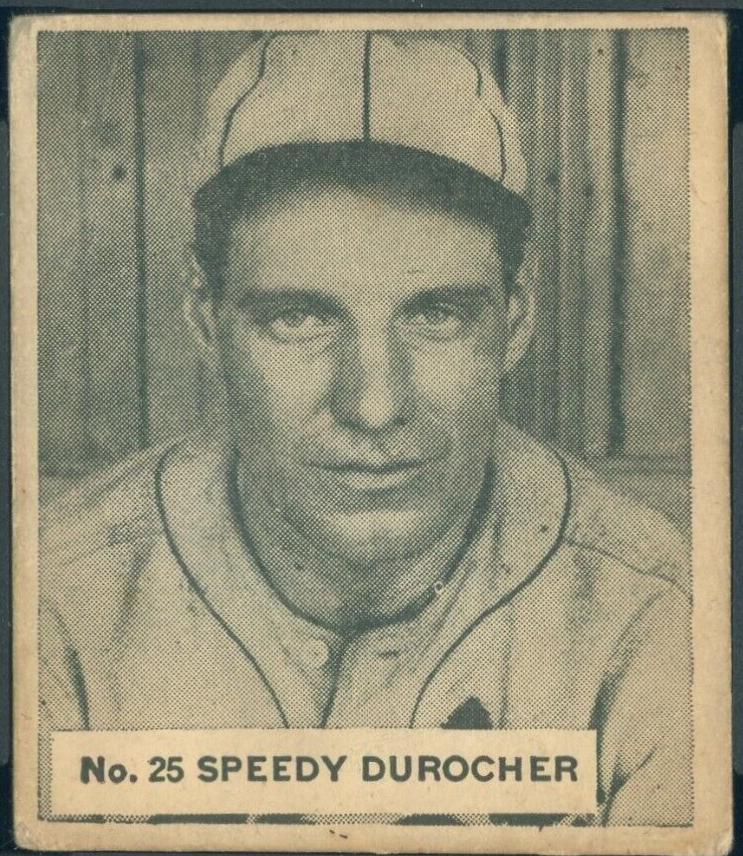 Speedy Durocher #25 Baseball Cards 1936 World Wide Gum