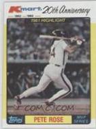 PETE ROSE #44 Baseball Cards 2008 Topps K Mart