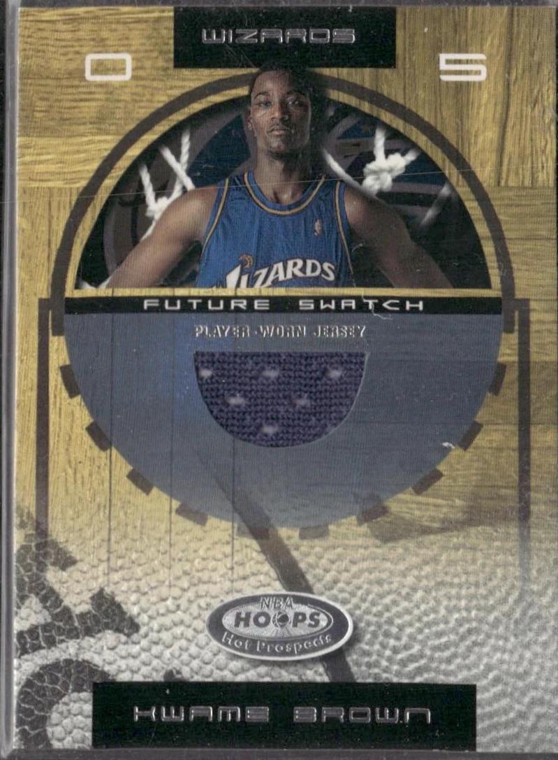 Kwame Brown #81 2001 Hoops Hot Prospects Basketball