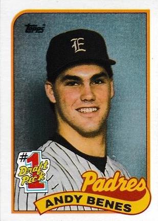 Andy Benes #437 Baseball Cards 1989 Topps
