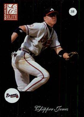 Chipper Jones #4 Baseball Cards 2001 Donruss Elite