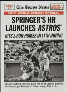 Game 2: Houston Astros