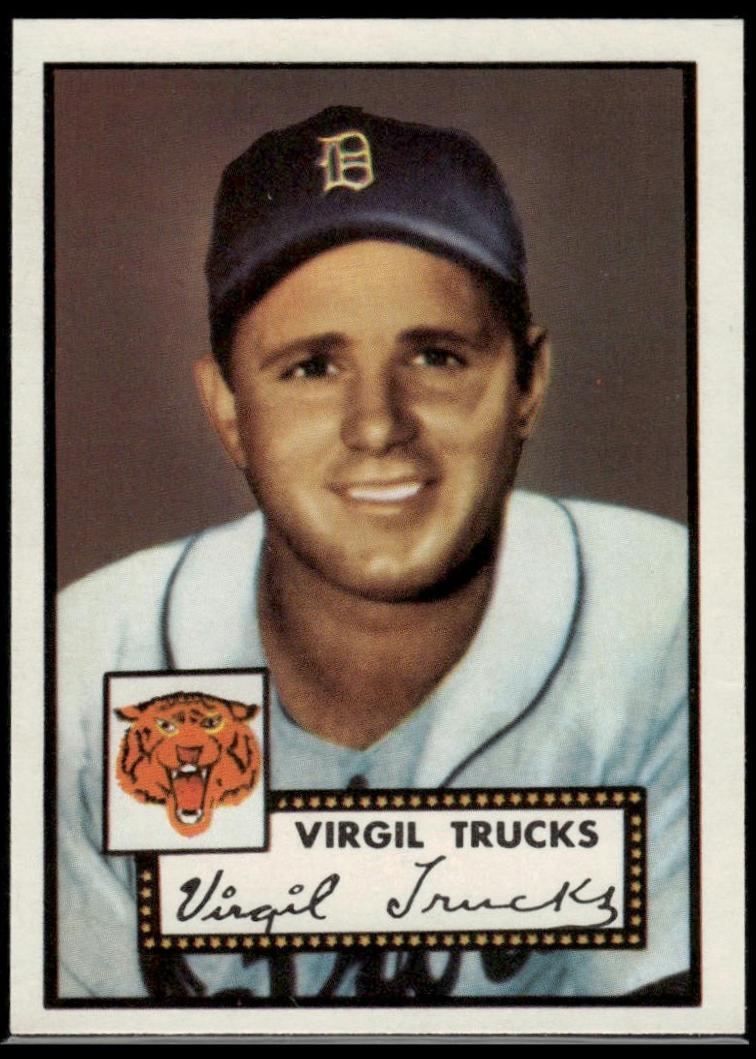 Virgil Trucks #262 1983 Topps 1952 Reprint Baseball