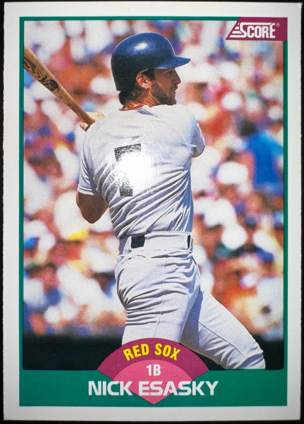 Nick Esasky #37T Baseball Cards 1989 Score Traded