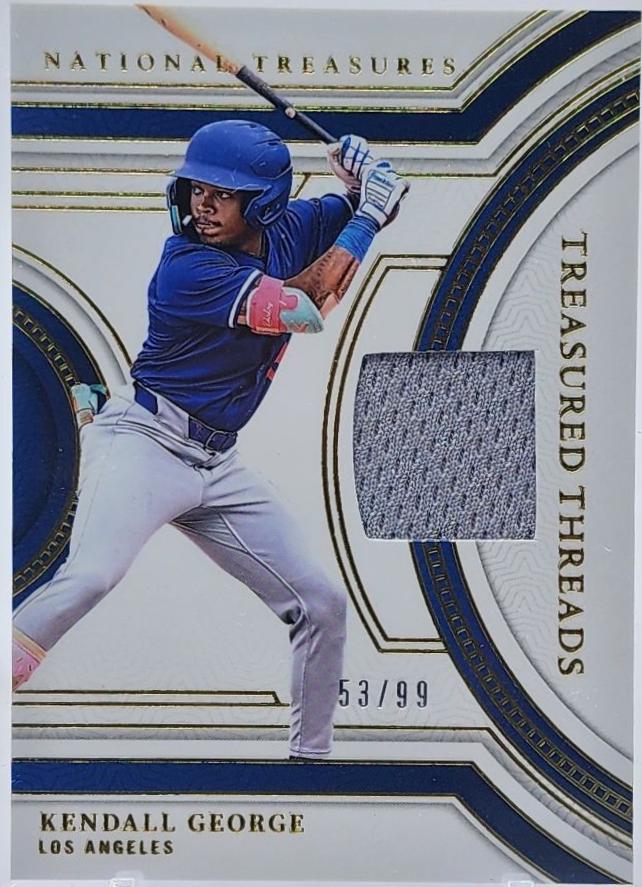 Kendall George #14 2024 Panini National Treasures Treasured Threads Baseball