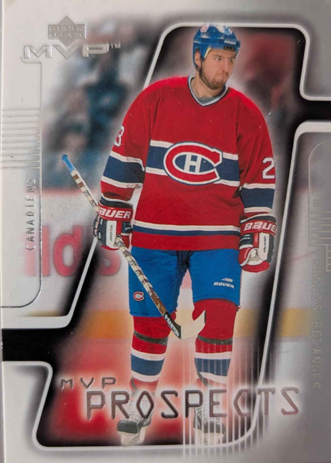 Francis Belanger #205 2001 Upper Deck MVP Hockey