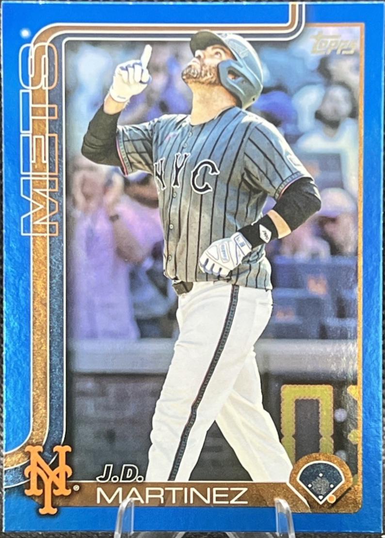 J.D. Martinez [Blue Rainbow Foil] #549