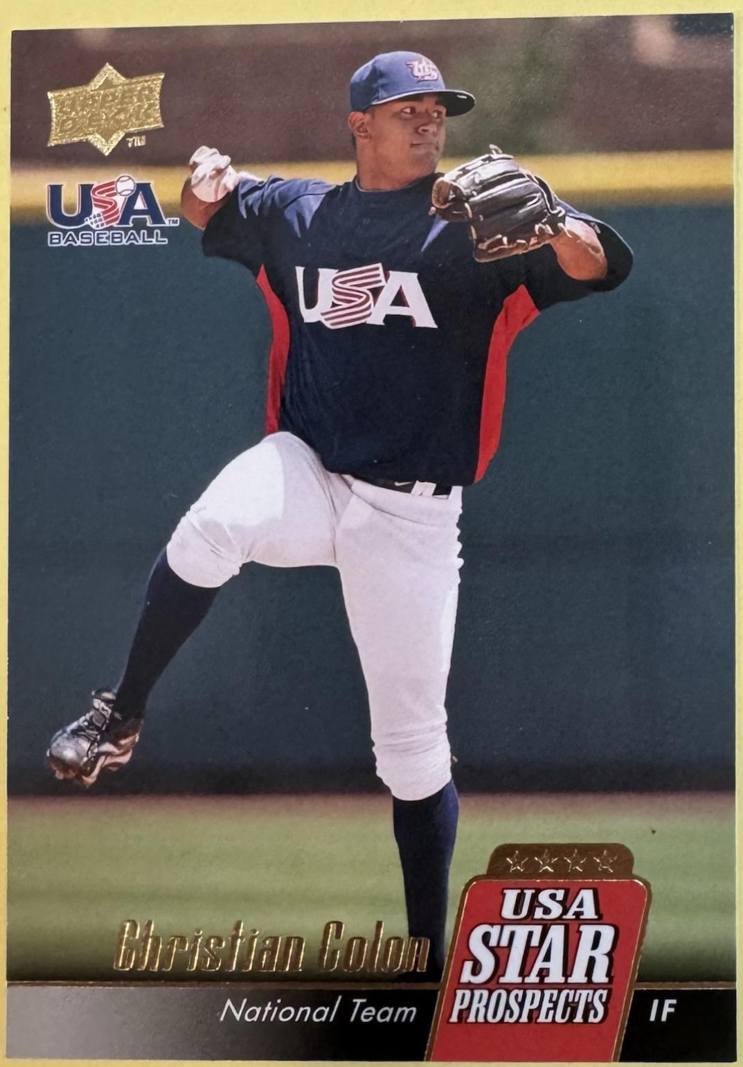 Christian Colon #USA26 Baseball Cards 2009 Upper Deck USA Baseball Star Prospects