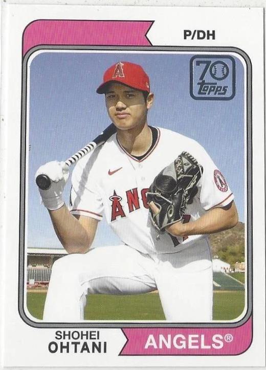 Shohei Ohtani #70YT-24 Baseball Cards 2021 Topps Update 70 Years of Baseball