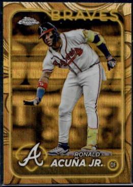 Ronald Acuna Jr. [Gold Wave Refractor] #70