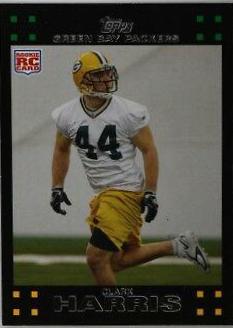 Clark Harris #343 Football Cards 2007 Topps