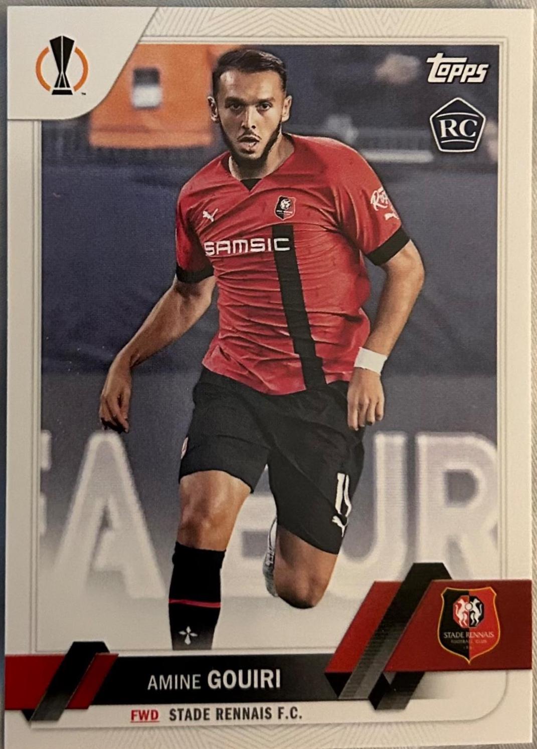Amine Gouiri #24 2022 Topps UEFA Club Competitions