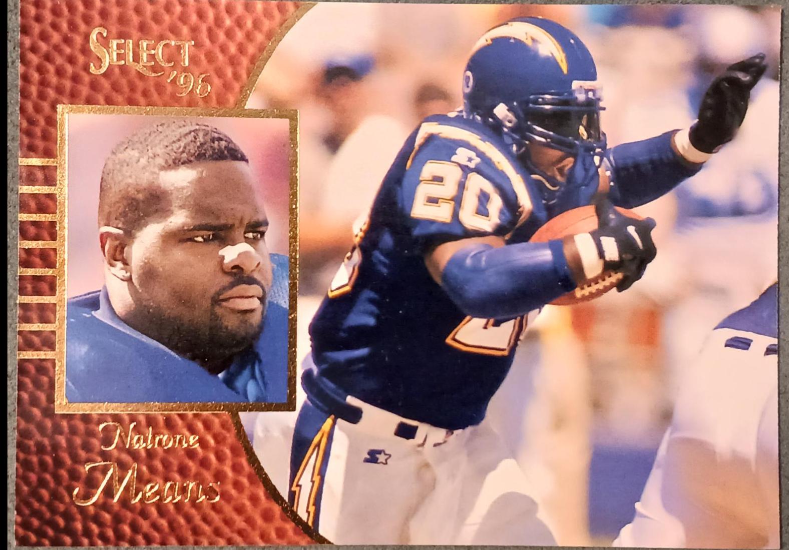 Natrone Means #12 Football Cards 1996 Select