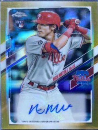Nick Maton [Gold Refractor] #CUSA-NM