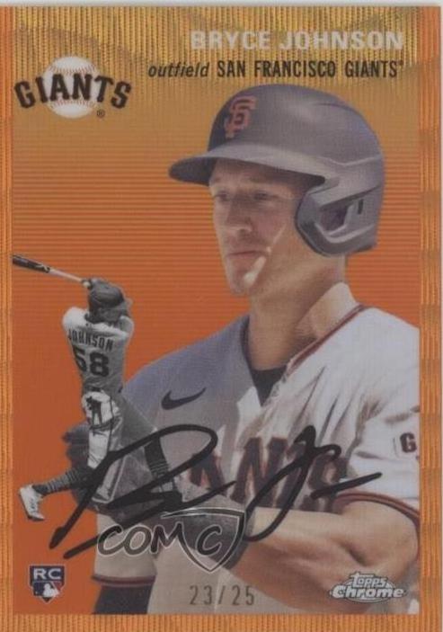 Bryce Johnson [Orange Wave Refractor] #20