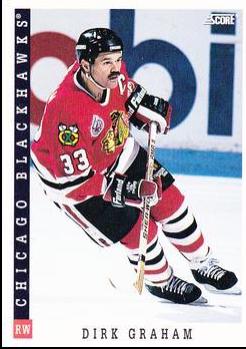 Dirk Graham #12 Hockey Cards 1993 Score