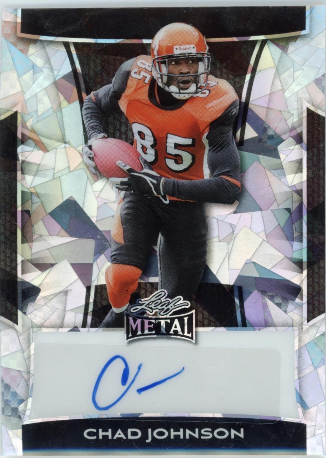 Chad Johnson #BA-CJ1 2025 Leaf Metal Base Autograph Football