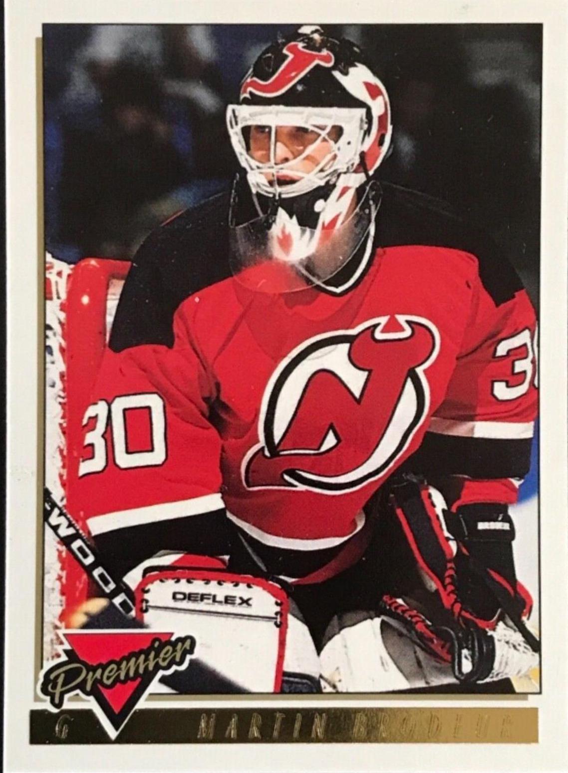 Martin Brodeur #401 Hockey Cards 1993 O-Pee-Chee Premier