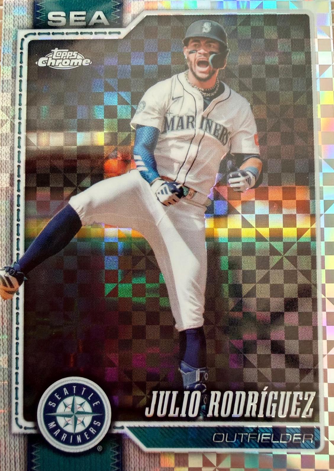 2026 Topps Chrome Julio Rodriguez [X-Fractor] #149 card