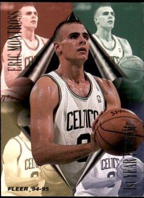 Eric Montross #4 Basketball Cards 1994 Fleer 1st Year Phenoms