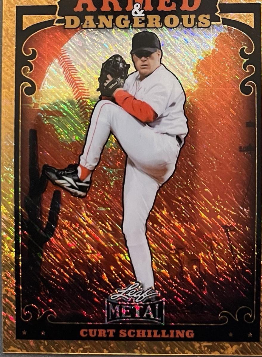 Curt Schilling #AWB-14 2026 Leaf Metal Armed And Dangerous Western Baseball