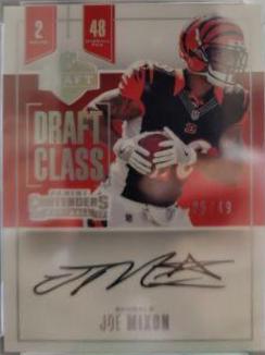 Joe Mixon #DC-JM Football Cards 2017 Panini Contenders Draft Class Autographs