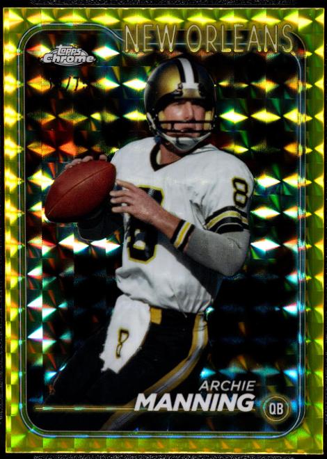 Archie Manning [Yellow Geometric] #135