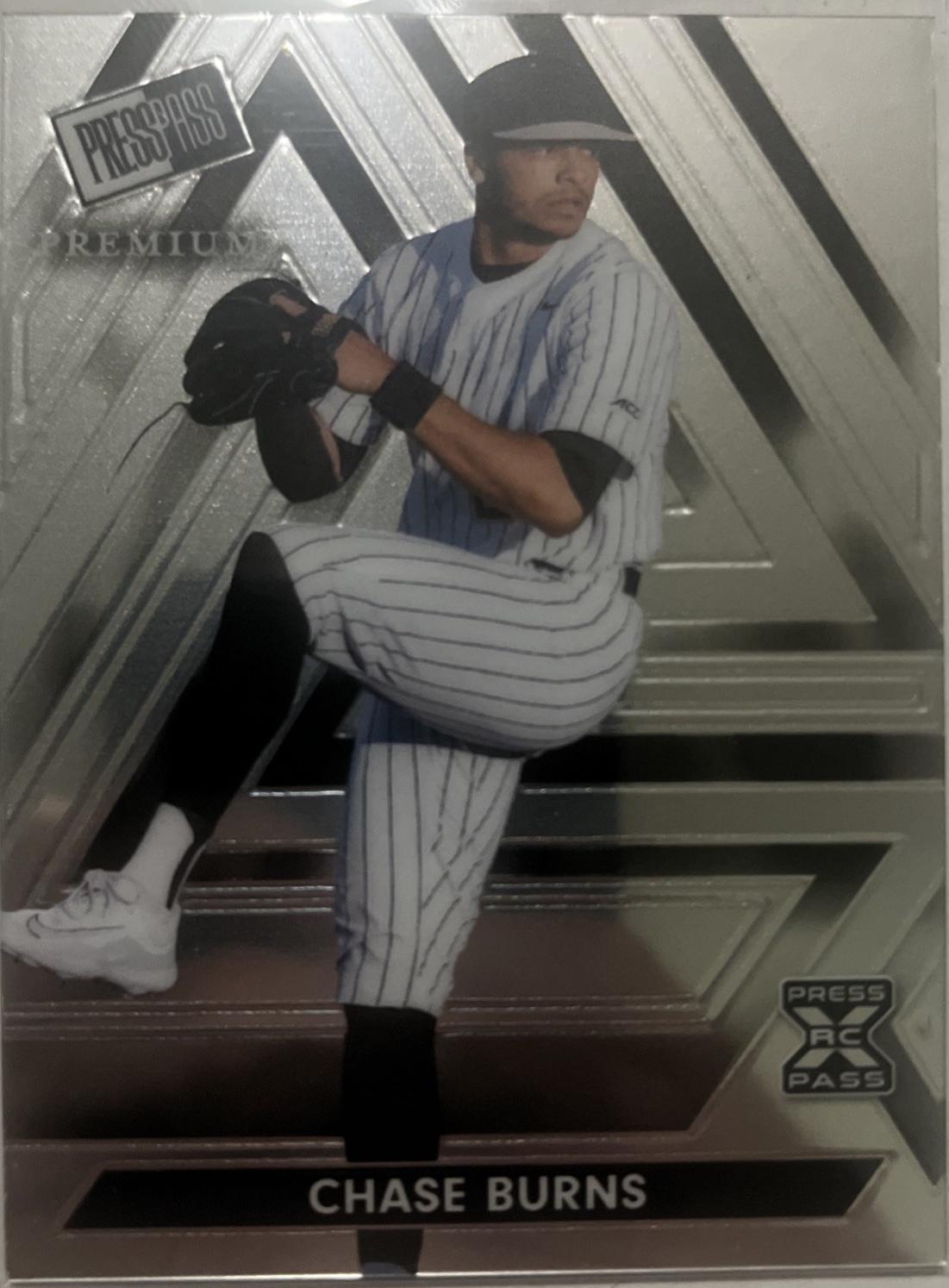 Chase Burns #71 2024 Press Pass Premium Baseball
