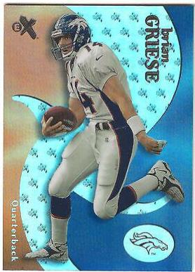 Brian Griese #13 Football Cards 2000 Fleer E X