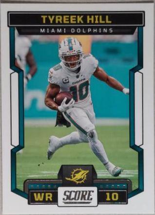 Tyreek Hill #273 Football Cards 2023 Panini Score