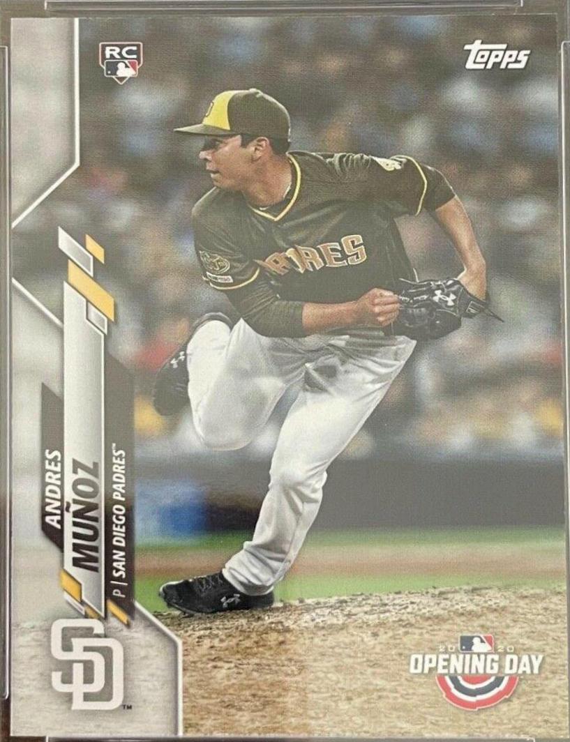 Andres Munoz #126 Baseball Cards 2020 Topps Opening Day