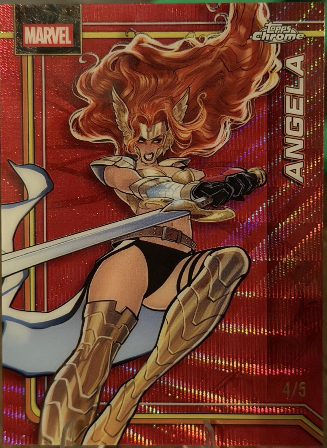 Angela Red Wave Refractor