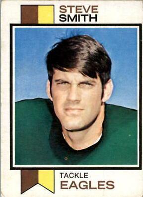 Steve Smith #33 Football Cards 1973 Topps