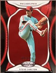 Steve Carlton [Red] #47 Baseball Cards 2023 Panini Chronicles Certified Prices