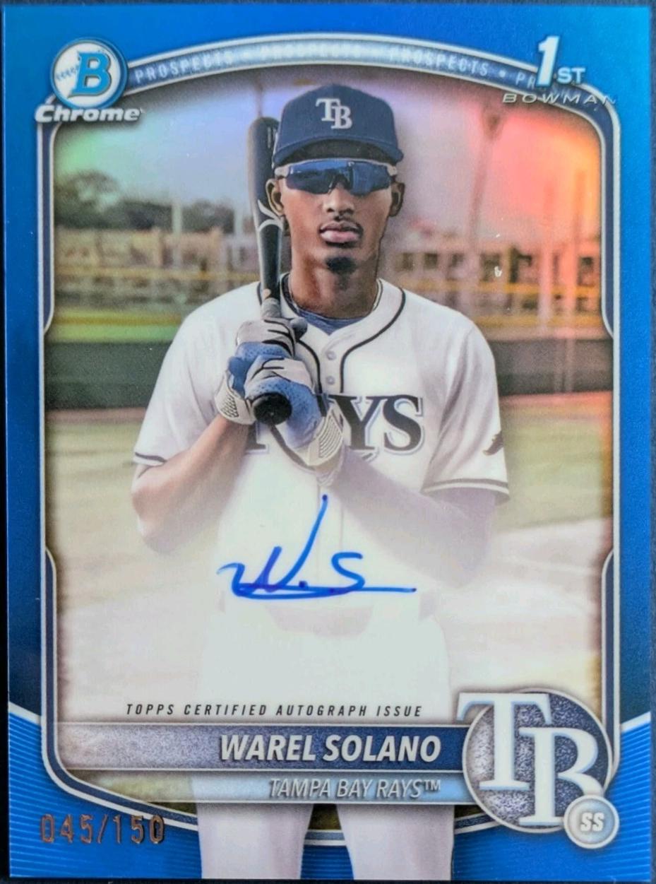 Warel Solano [Blue Refractor] #CPA-WS