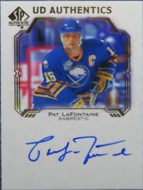 Pat LaFontaine #UDA-PL 2021-22 SP Authentic Hockey UD Authentics Autograph