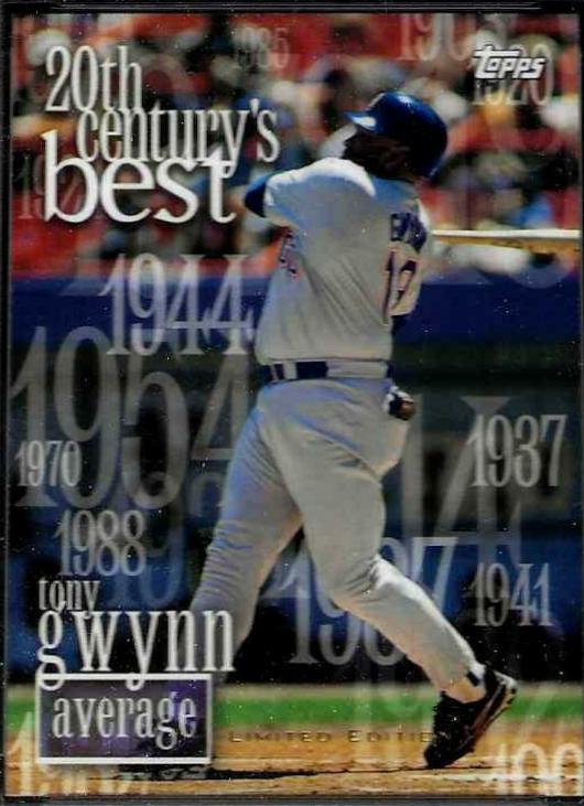 Tony Gwynn #229 2000 Topps Limited Edition Baseball