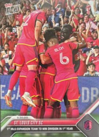 St. Louis City SC #210 Soccer Cards 2023 Topps Chrome MLS
