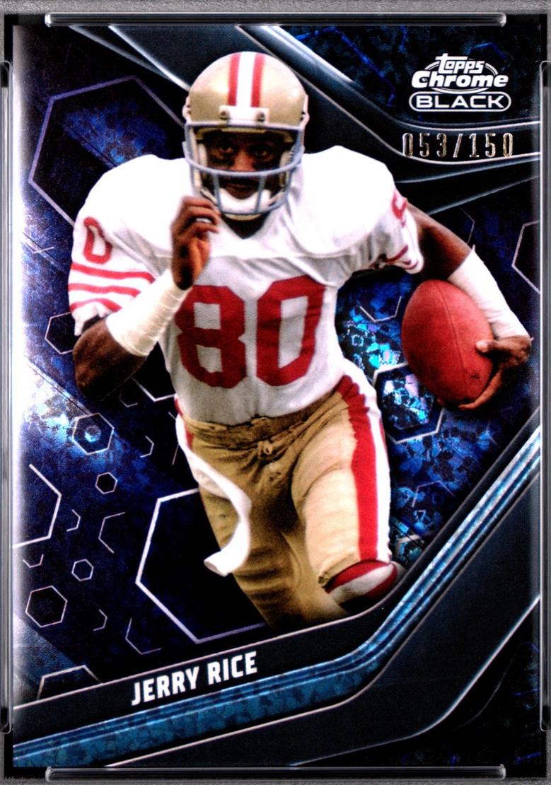 Jerry Rice [Purple Mini Diamond Refractor] #146