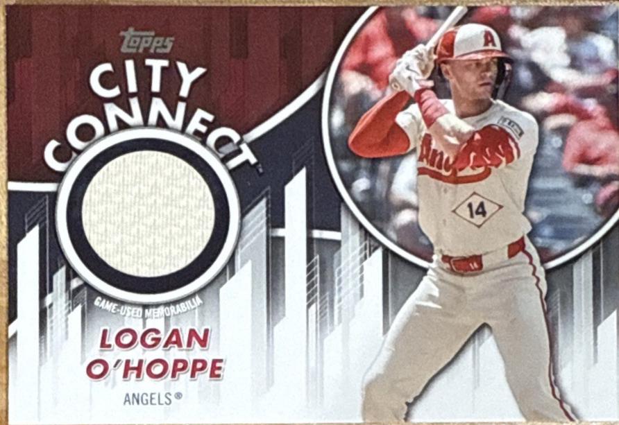 Logan O'Hoppe #CC2-LO 2026 Topps Series 2 City Connect Swatch Baseball