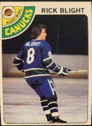 Rick Blight #7 Hockey Cards 1978 O-Pee-Chee